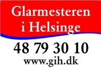 Glarmesteren i Helsinge logo
